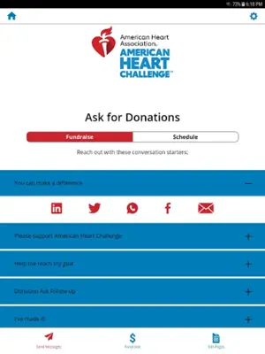 American Heart Challenge android App screenshot 0